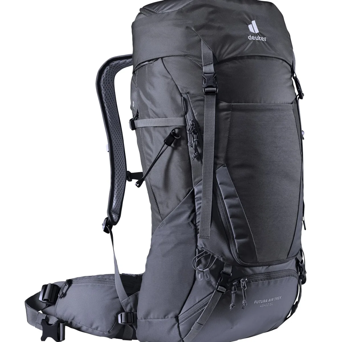 Deuter Futura Air Trek 45 + 10 SL women's trekking backpack Black/Graphite Cheap