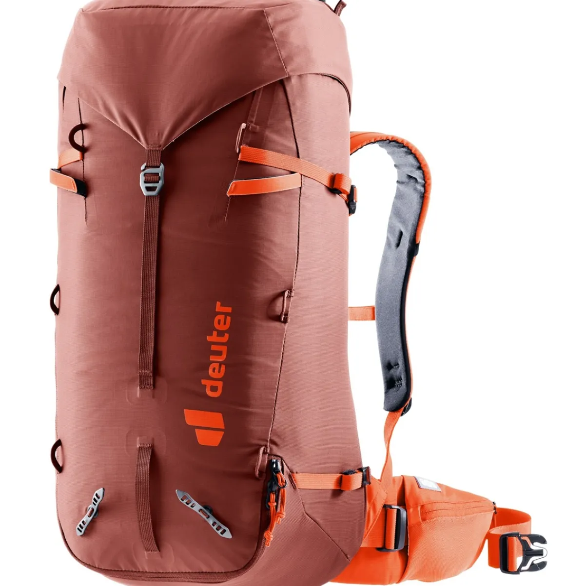 Deuter Guide 34 + 8 ski-mountaineering backpack Redwood/Papaya Cheap