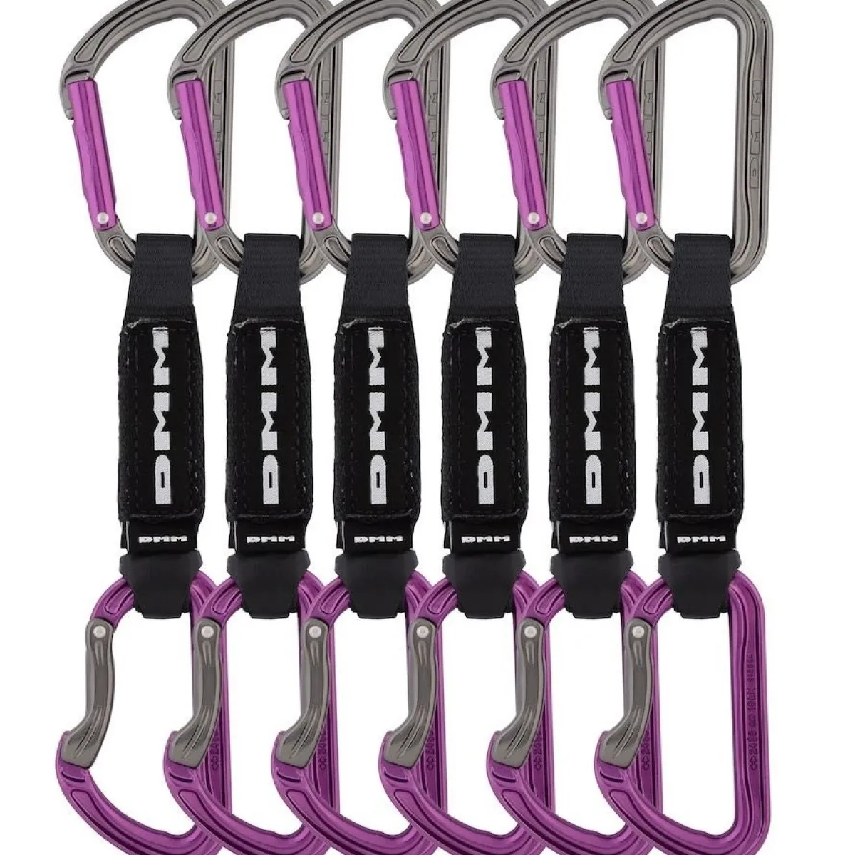 DMM Shadow 6-pack climbing quickdraw Outlet