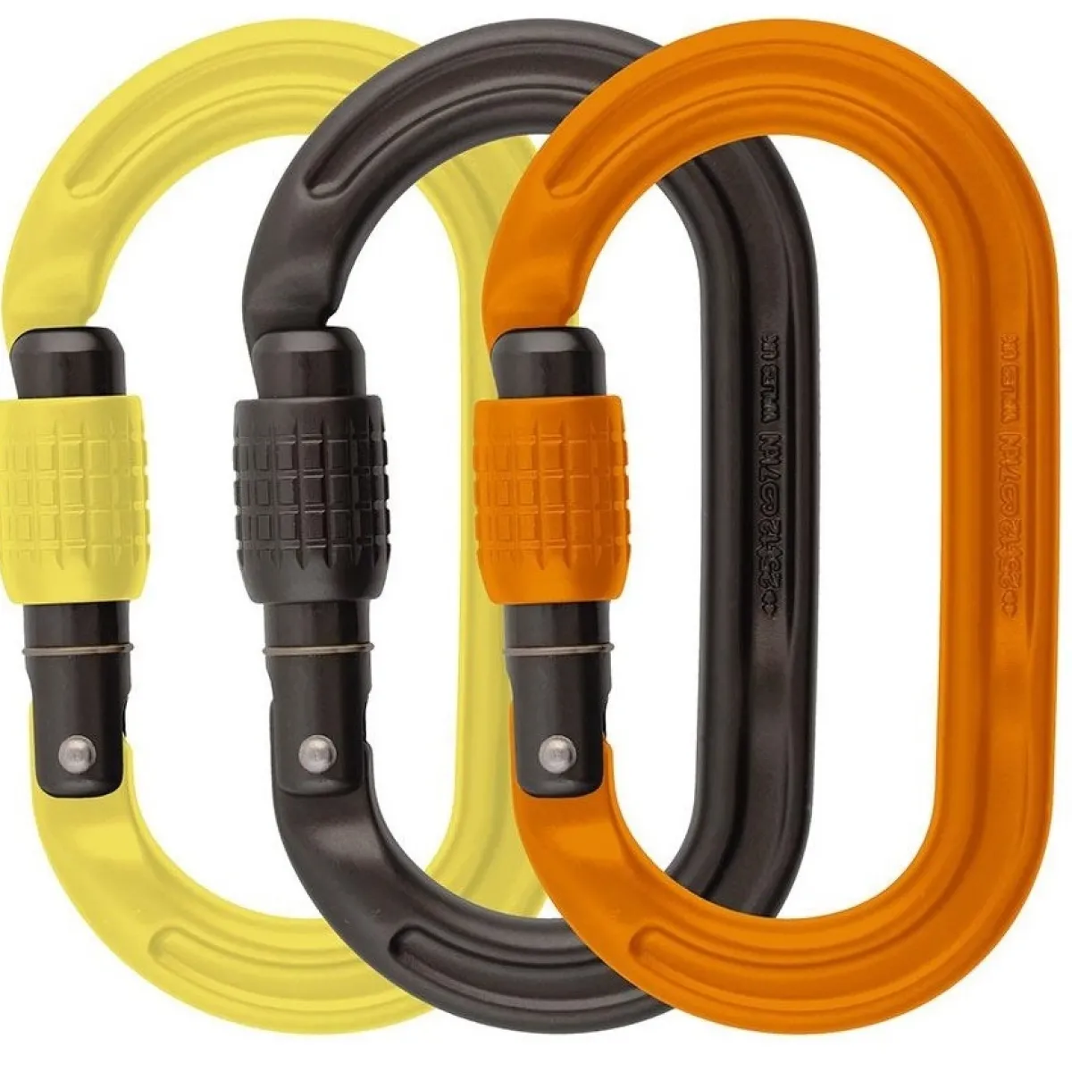 DMM Ultra O Screwgate Colour 3 Pack climbing carabiner Fashion