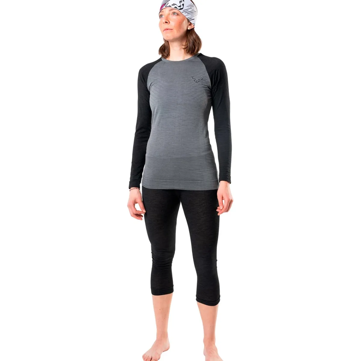 Dynafit Tour Light Merino L/S Tee women's long-sleeved t-shirt Black Out Hot