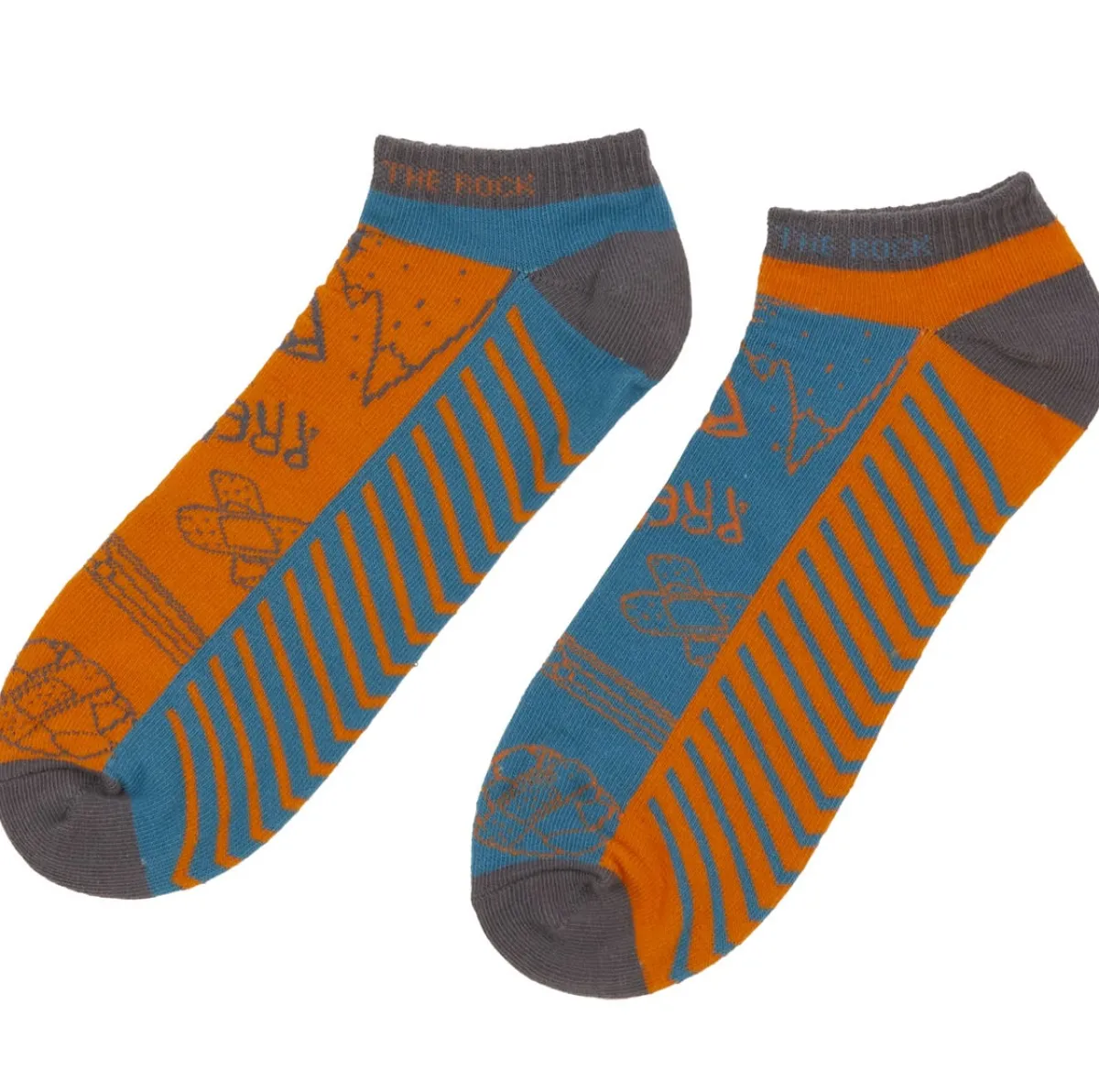 E9 Enove Odd Rocks Low climbing socks Orange/Blue New