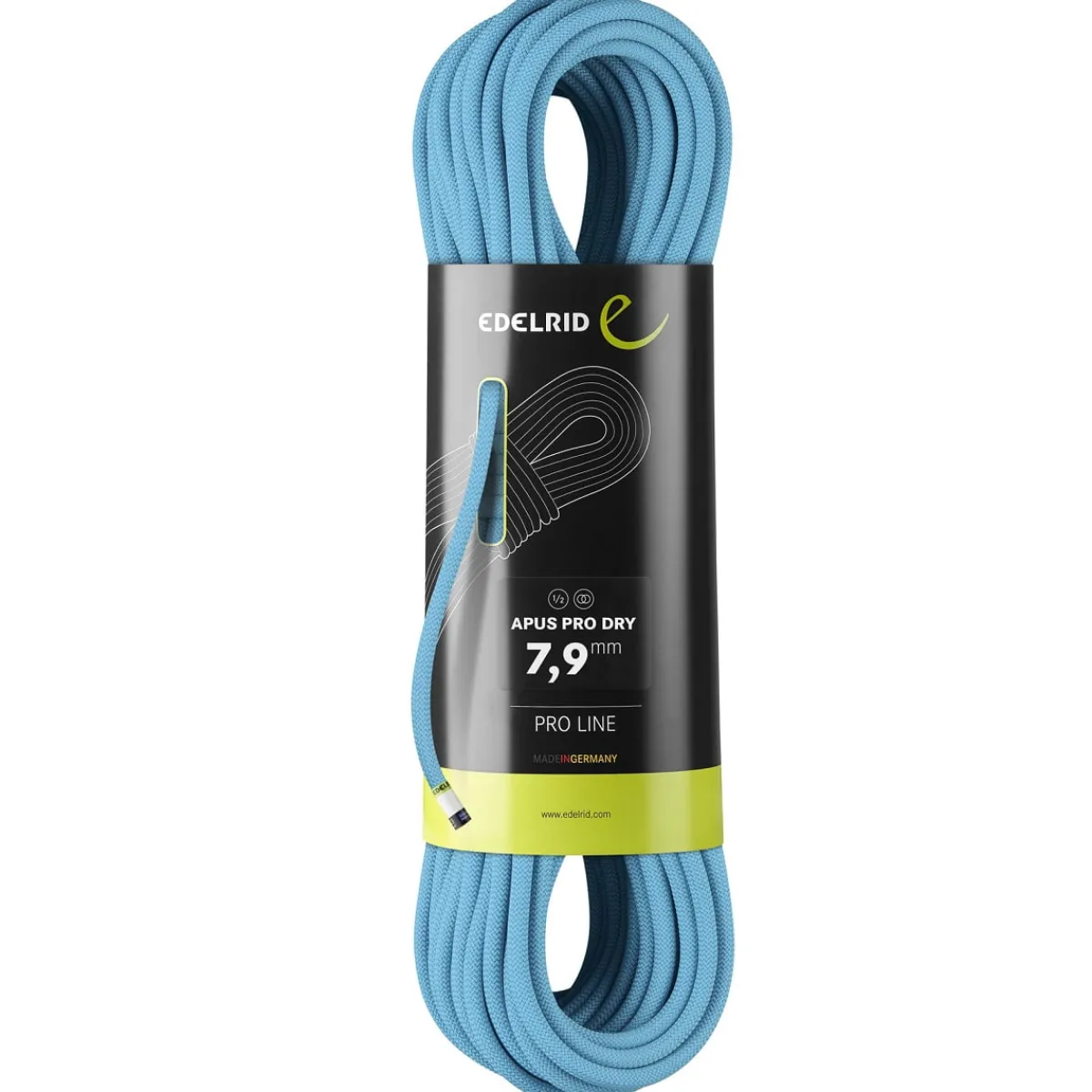 Edelrid Apus Pro Dry 7.9 mm climbing half rope Oasis Sale