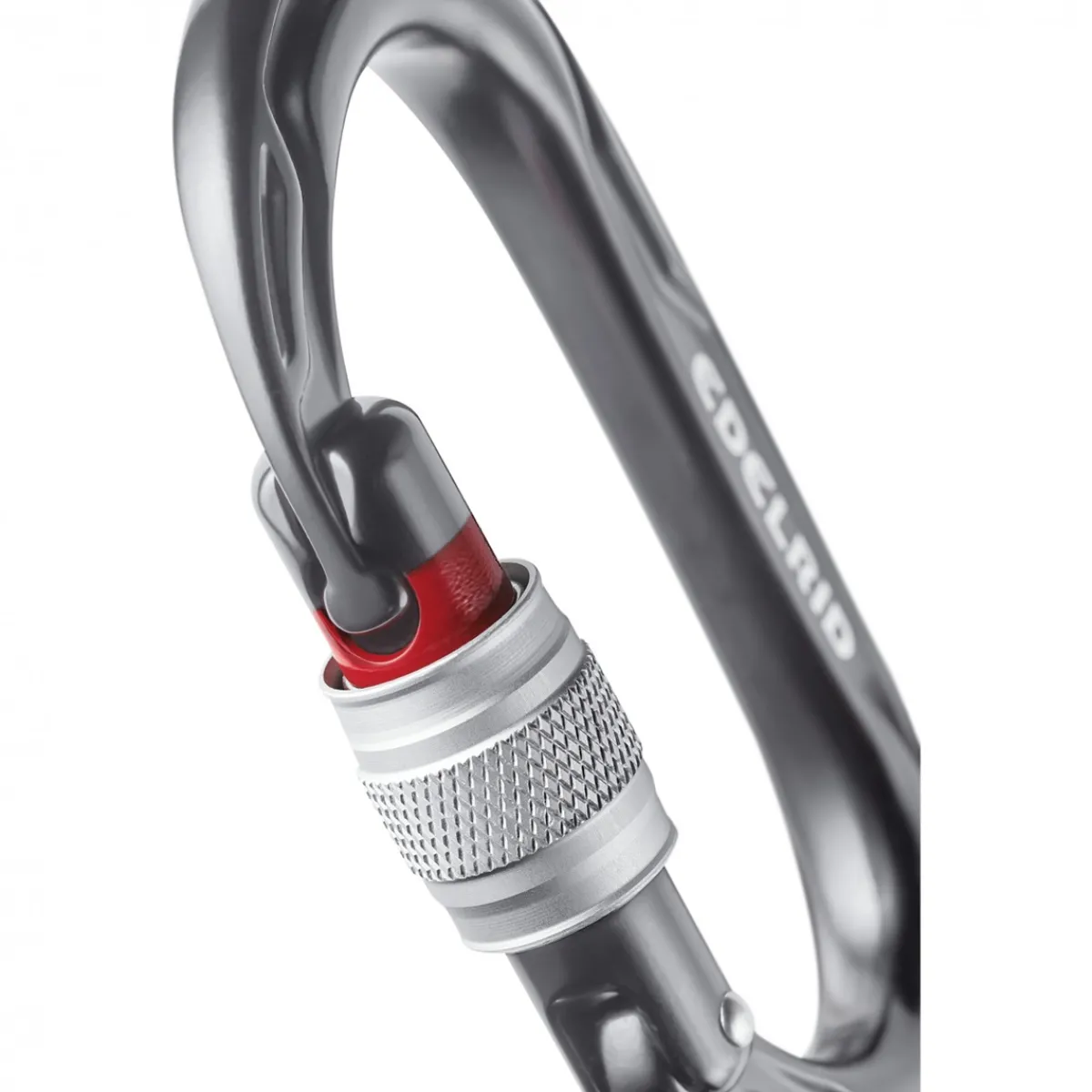 Edelrid Kiwi Screw screw gate climbing carabiner Anthracite New