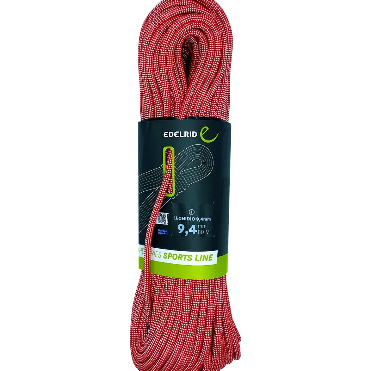 Edelrid Leonidio 9.4 mm climbing rope Blue Flash Sale