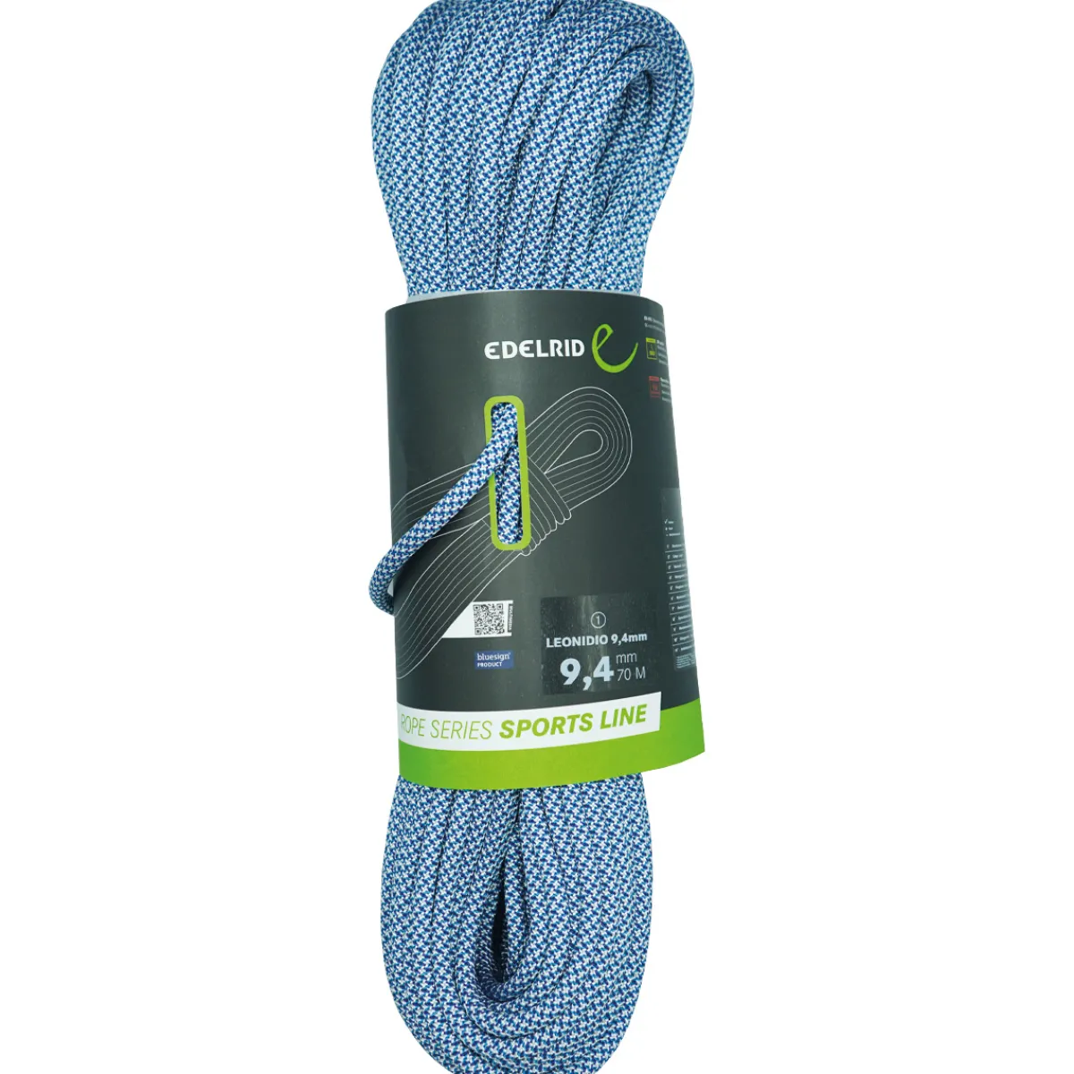 Edelrid Leonidio 9.4 mm climbing rope Blue Flash Sale