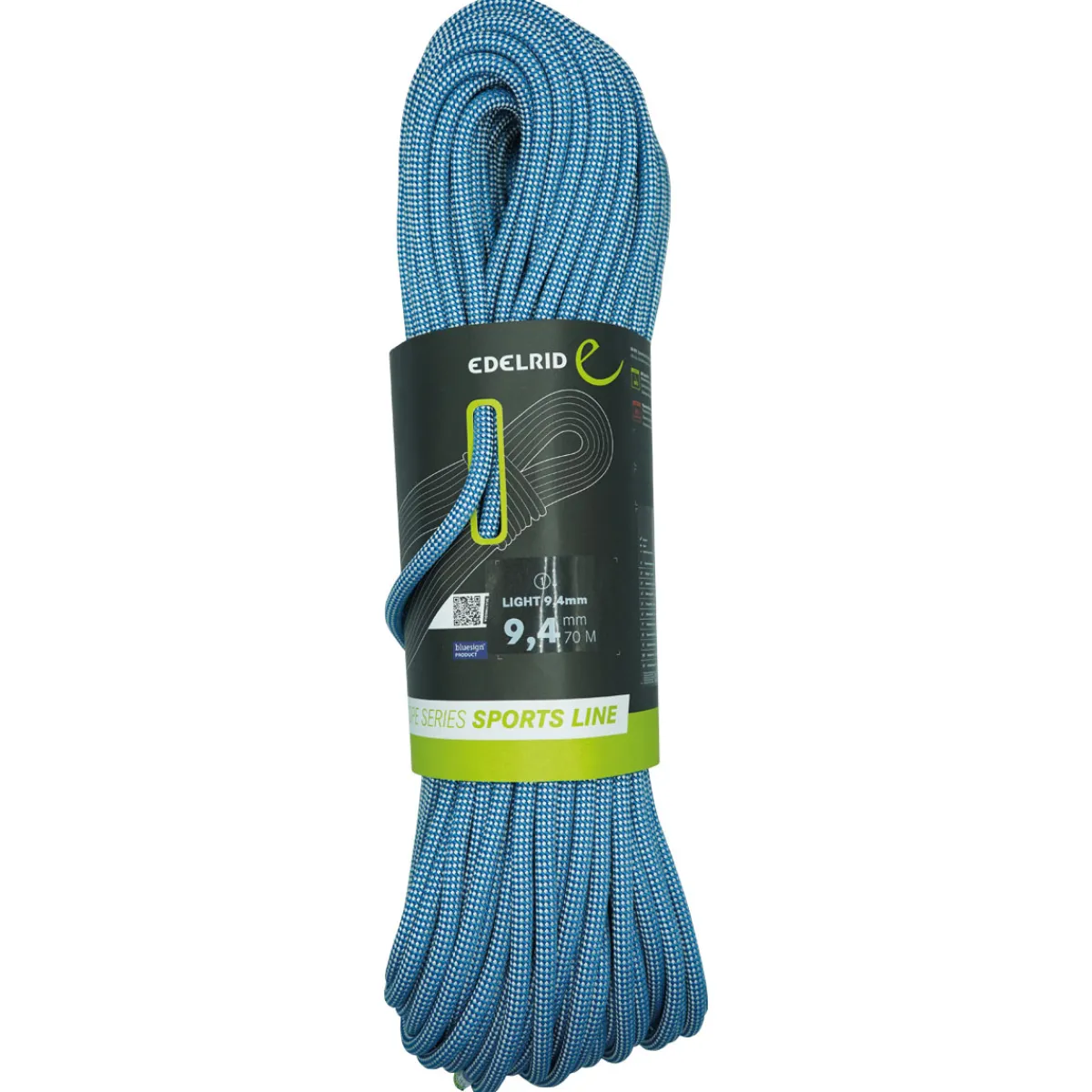 Edelrid Light 9.4 mm climbing rope Blue/Snow Online
