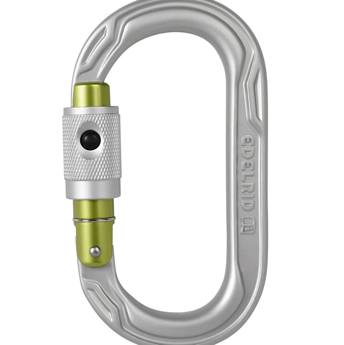 Edelrid Oval Power 2500 Permalock screwgate climbing carabiner Flash Sale