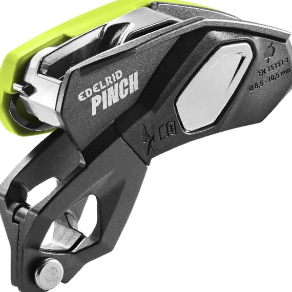 Edelrid Pinch climbing belay device with assisted braking New