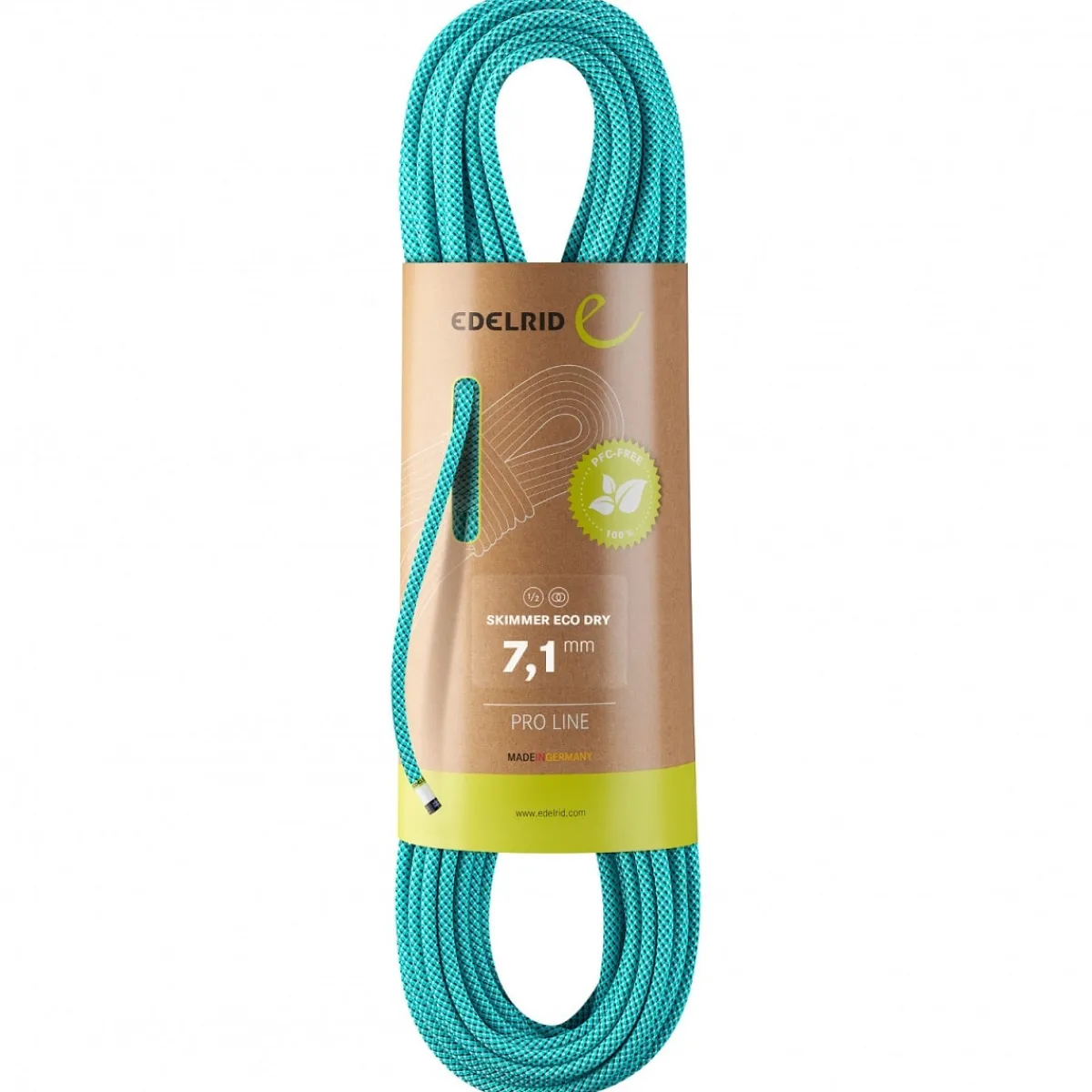 Edelrid Skimmer Eco Dry 7.1 mm climbing half rope Store