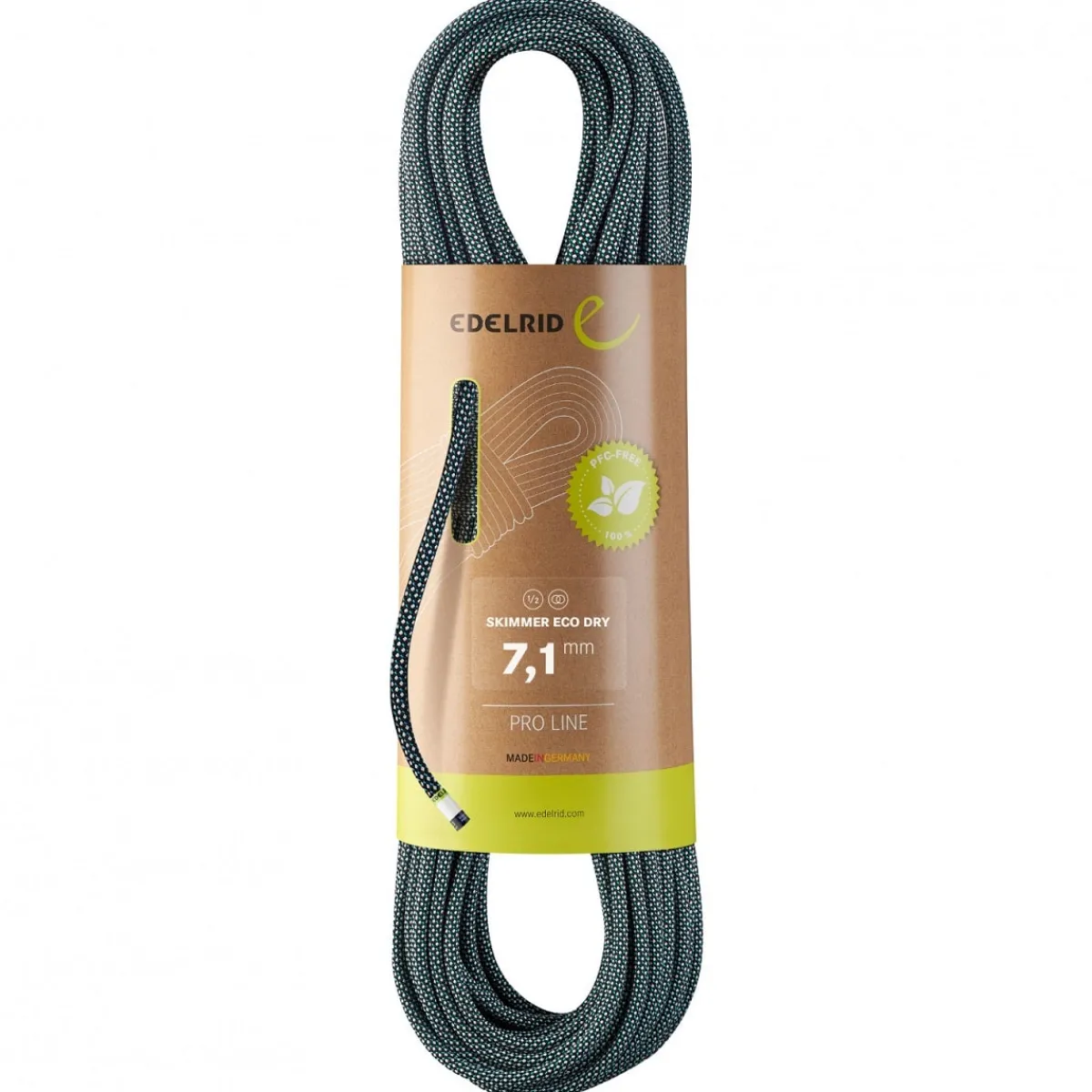 Edelrid Skimmer Eco Dry 7.1 mm climbing half rope Store