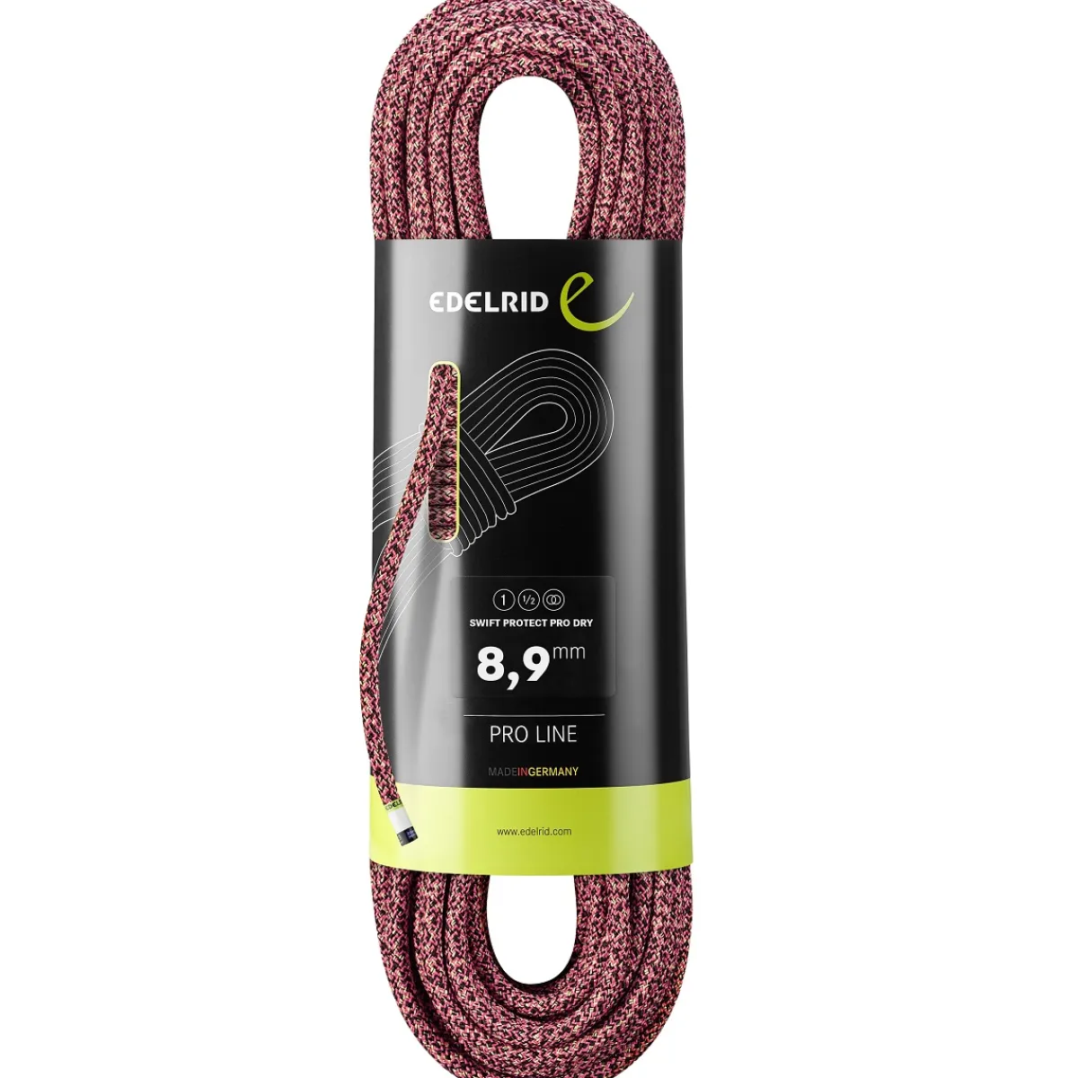 Edelrid Swift Protect Pro Dry 8.9 mm climbing rope Night/Green Cheap