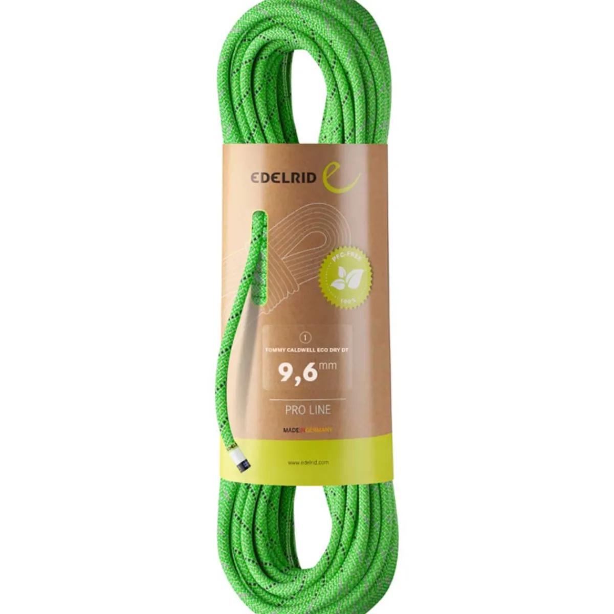 Edelrid Tommy Caldwell Eco Dry DT 9.6 mm climbing rope Green Store