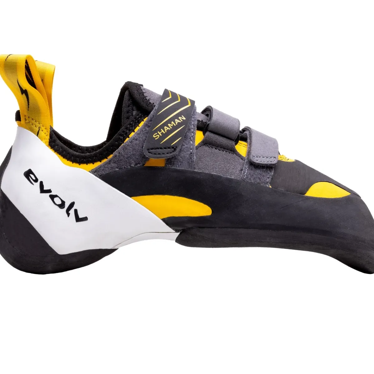 Evolv Shaman Gold/Gray/White climbing shoes Flash Sale