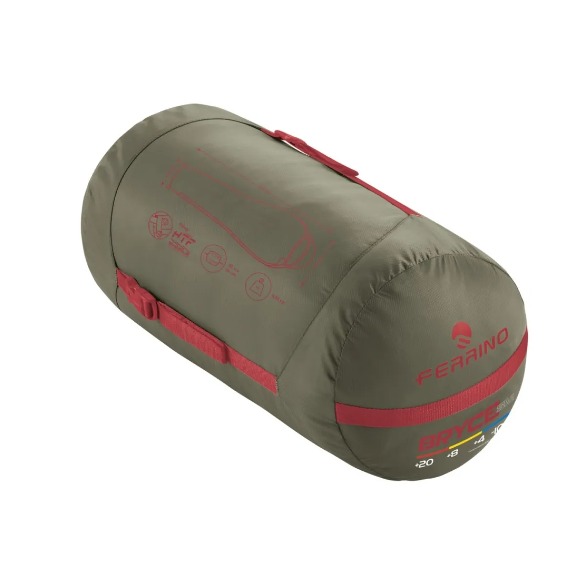 Ferrino Bryce SM sleeping bag Green Fashion