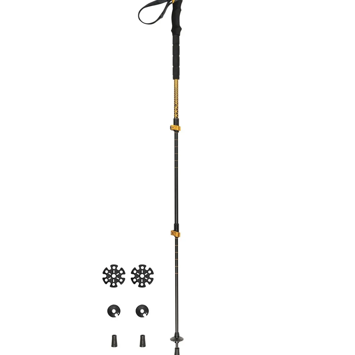 Ferrino Mustang pair of trekking and mountaineering poles Black/Golden Store