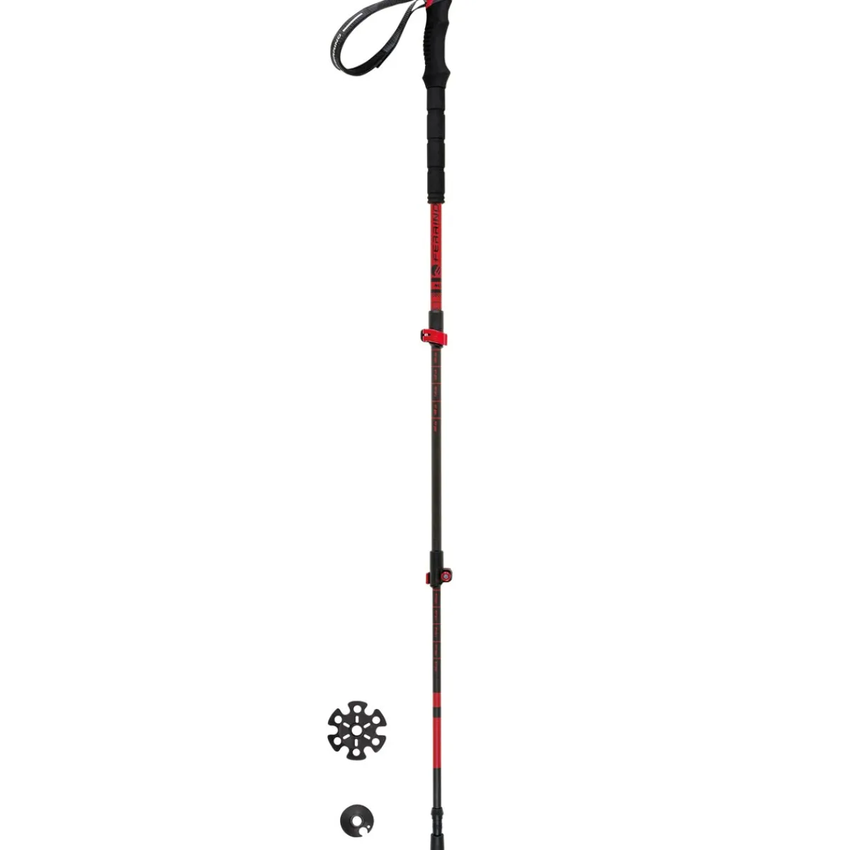 Ferrino Nuptse pair of trekking and mountaineering poles Red Best Sale