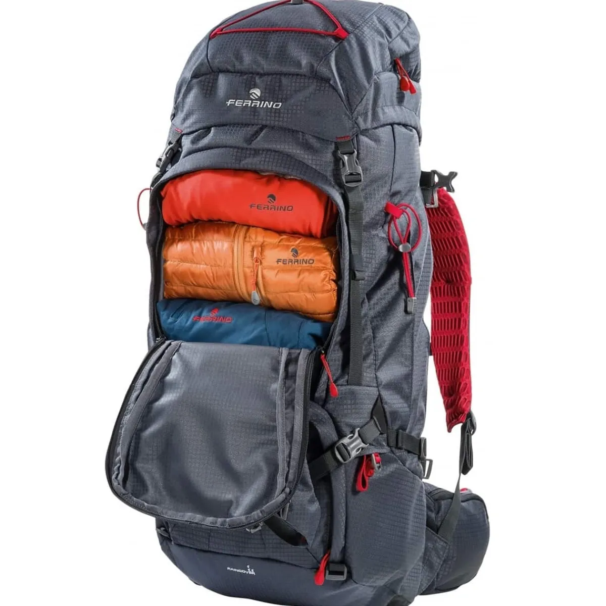 Ferrino Overland 65 + 10 mountaineering backpack Dark Grey Discount