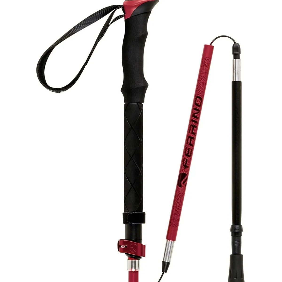 Ferrino Spantik pair of trekking poles Red Clearance