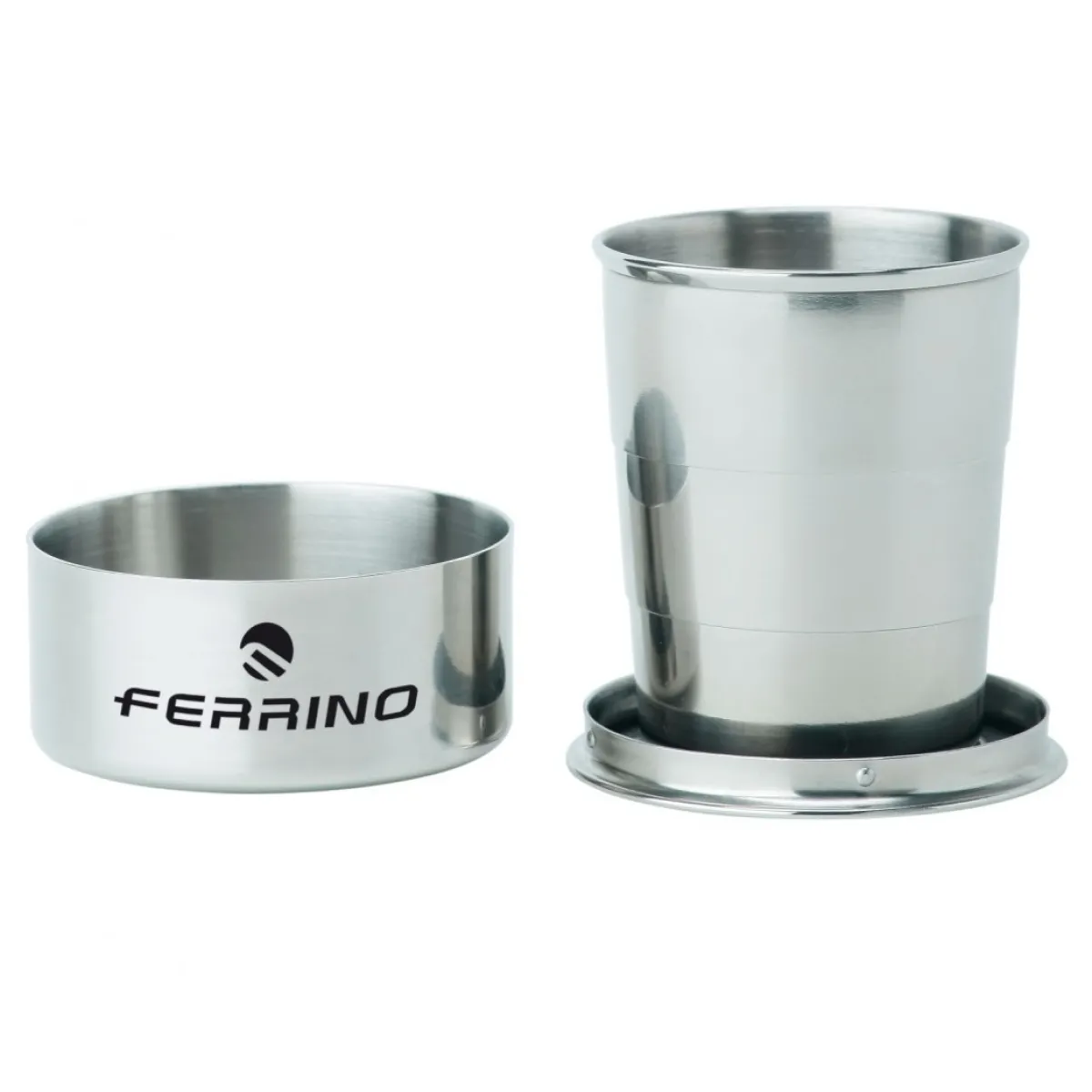 Ferrino steel folding glass Grey Flash Sale