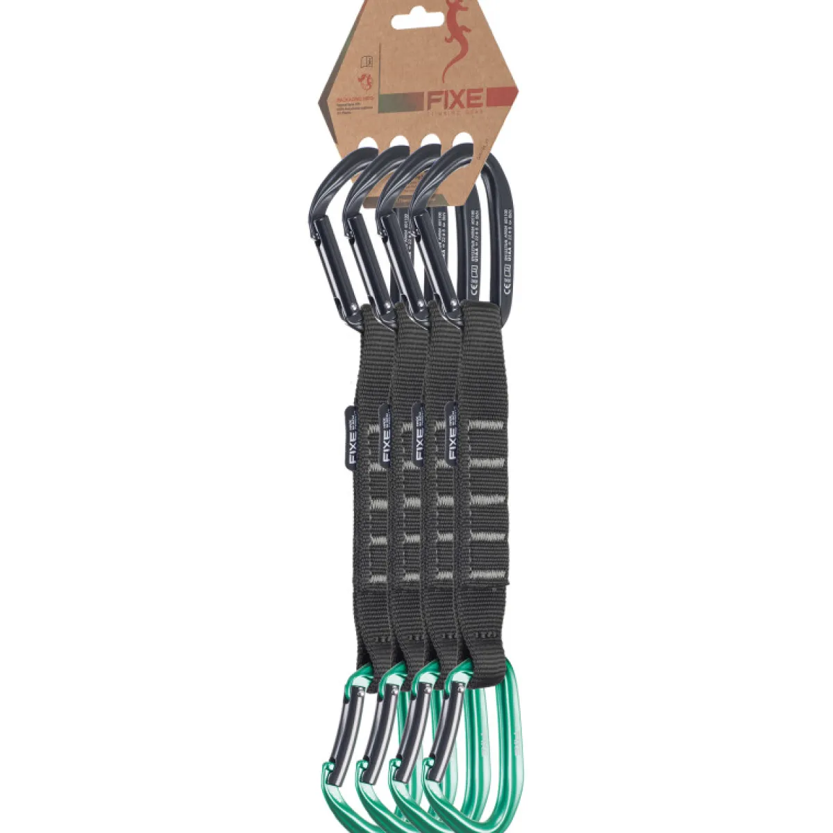 Fixe Pack 4 Puput Wide climbing quickdraws Clearance