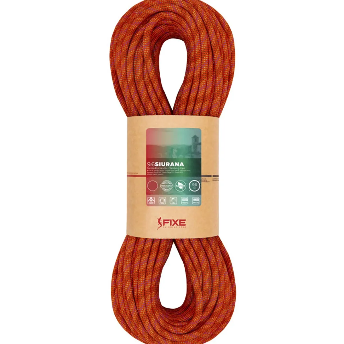 Fixe Siurana Endurance 9.6 mm climbing rope Red Discount