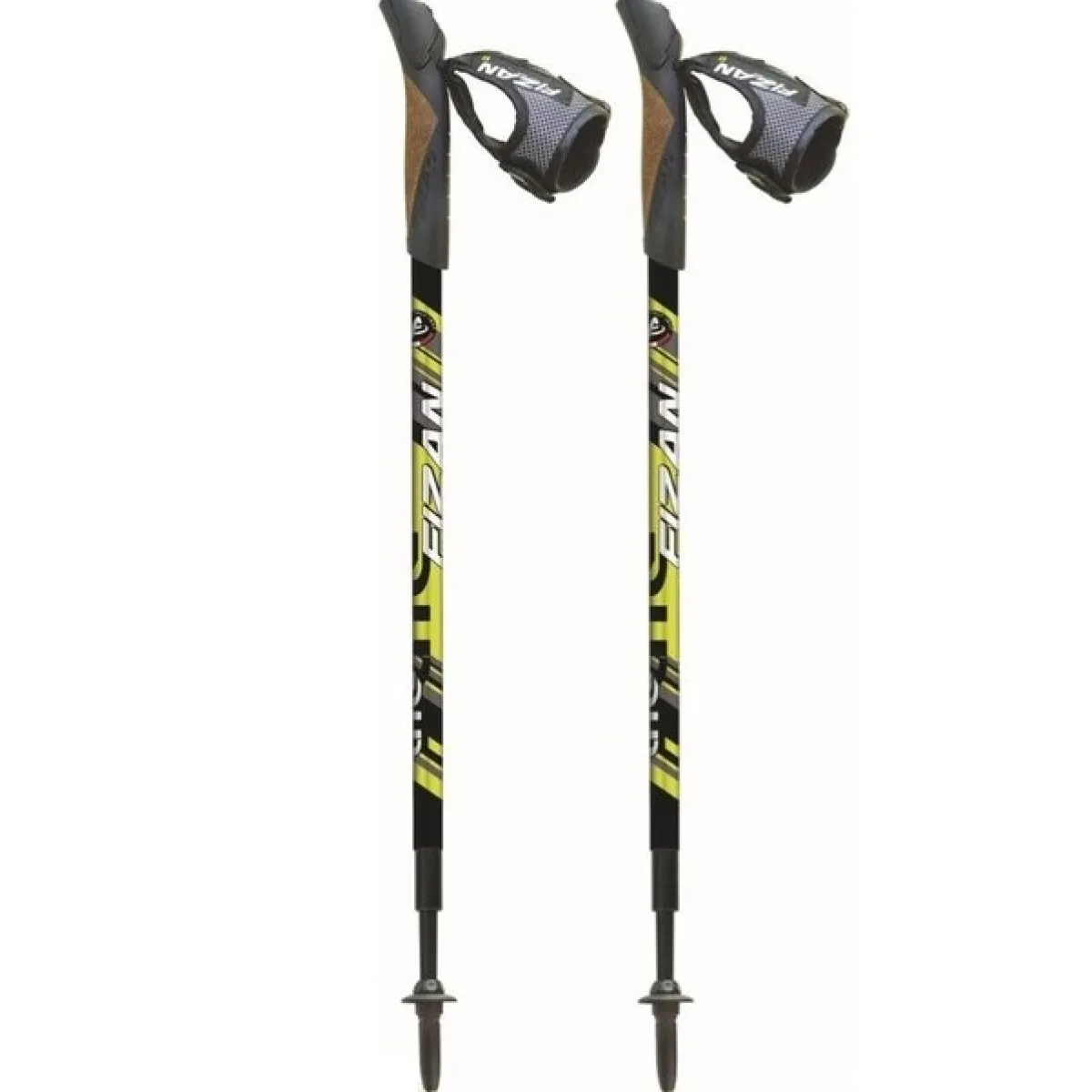 Fizan Lite pair of nordic walking poles Yellow Best
