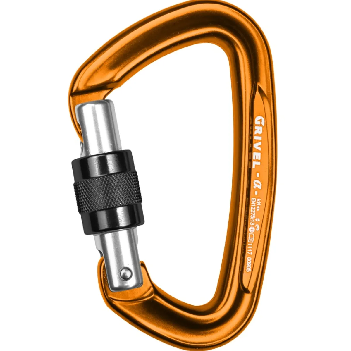 Grivel Alpha K1N climbing screw-lock carabiner Clearance