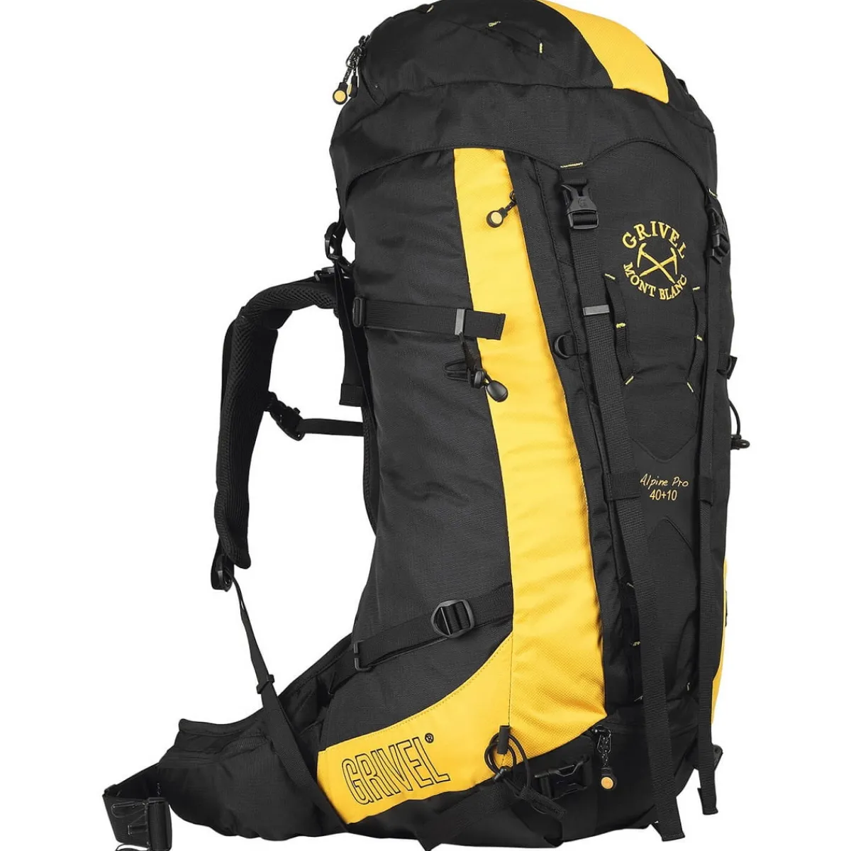 Grivel Alpine Pro 40 + 10 l mountaineering backpack Black/Yellow New