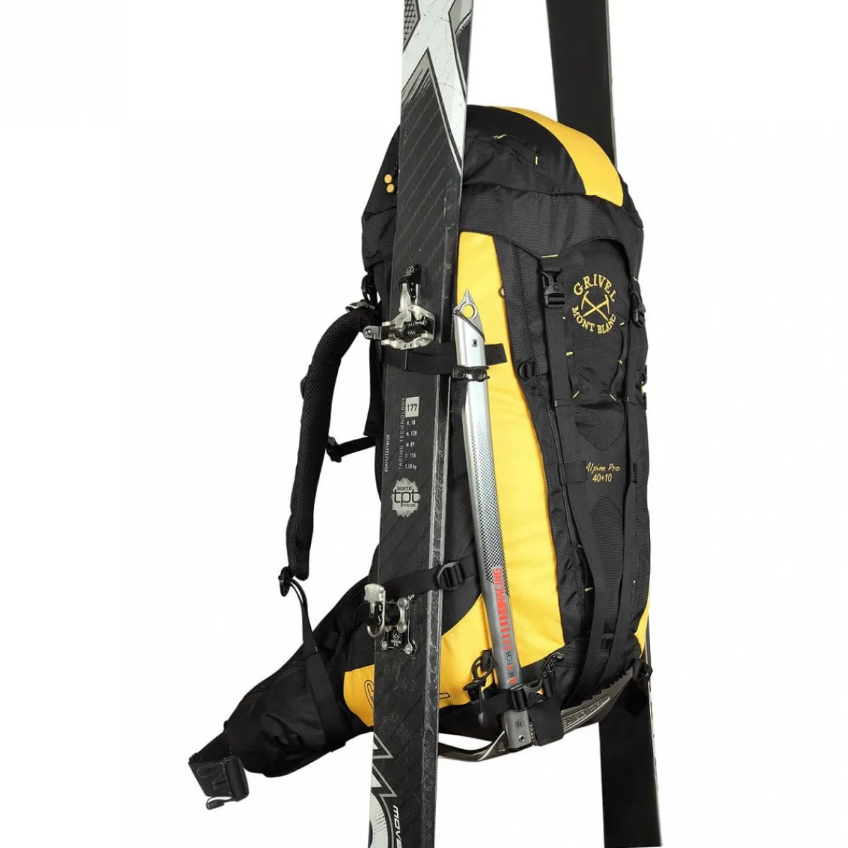 Grivel Alpine Pro 40 + 10 l mountaineering backpack Black/Yellow New