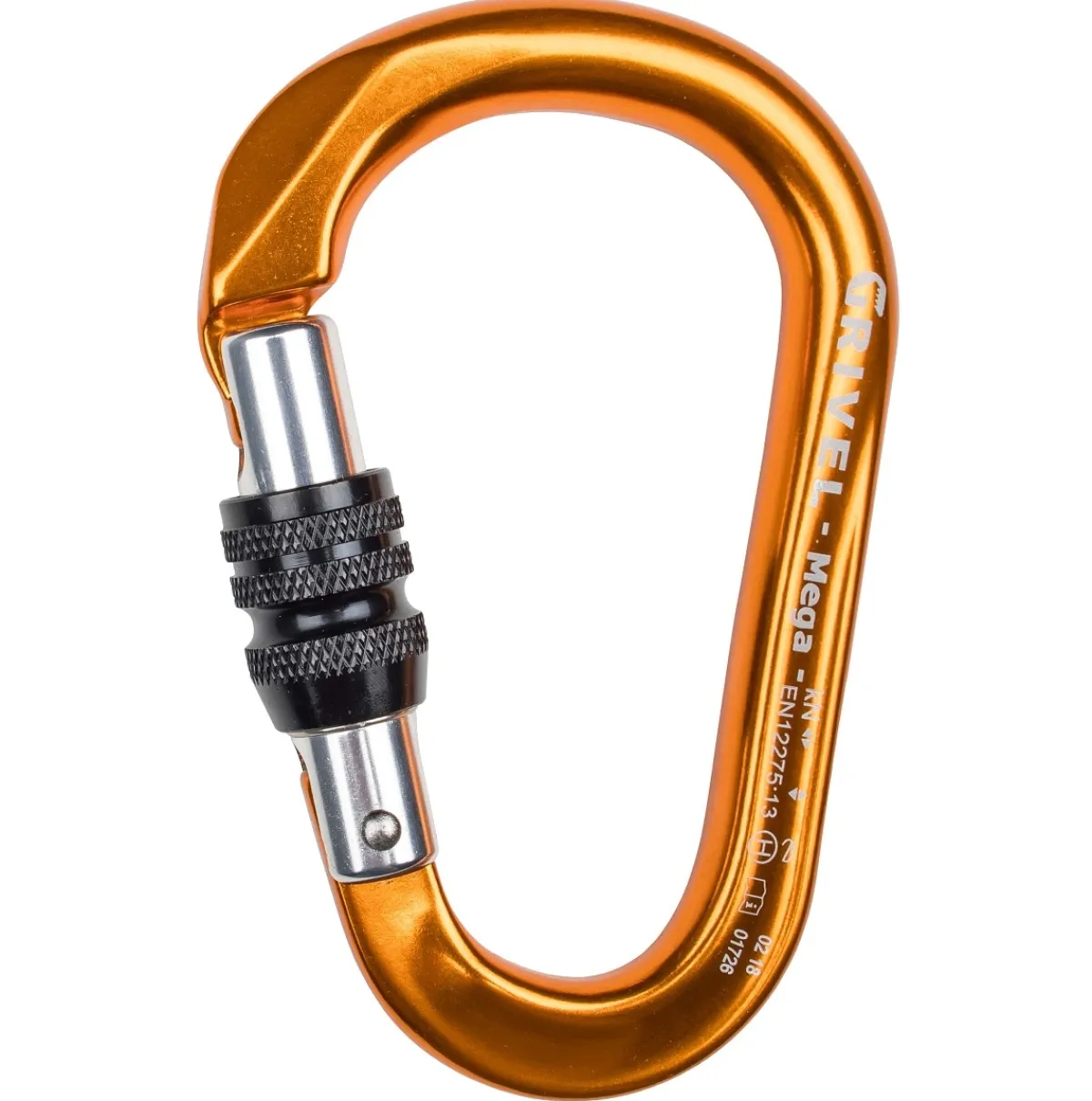 Grivel K6N Mega screw-lock carabiner Orange Cheap