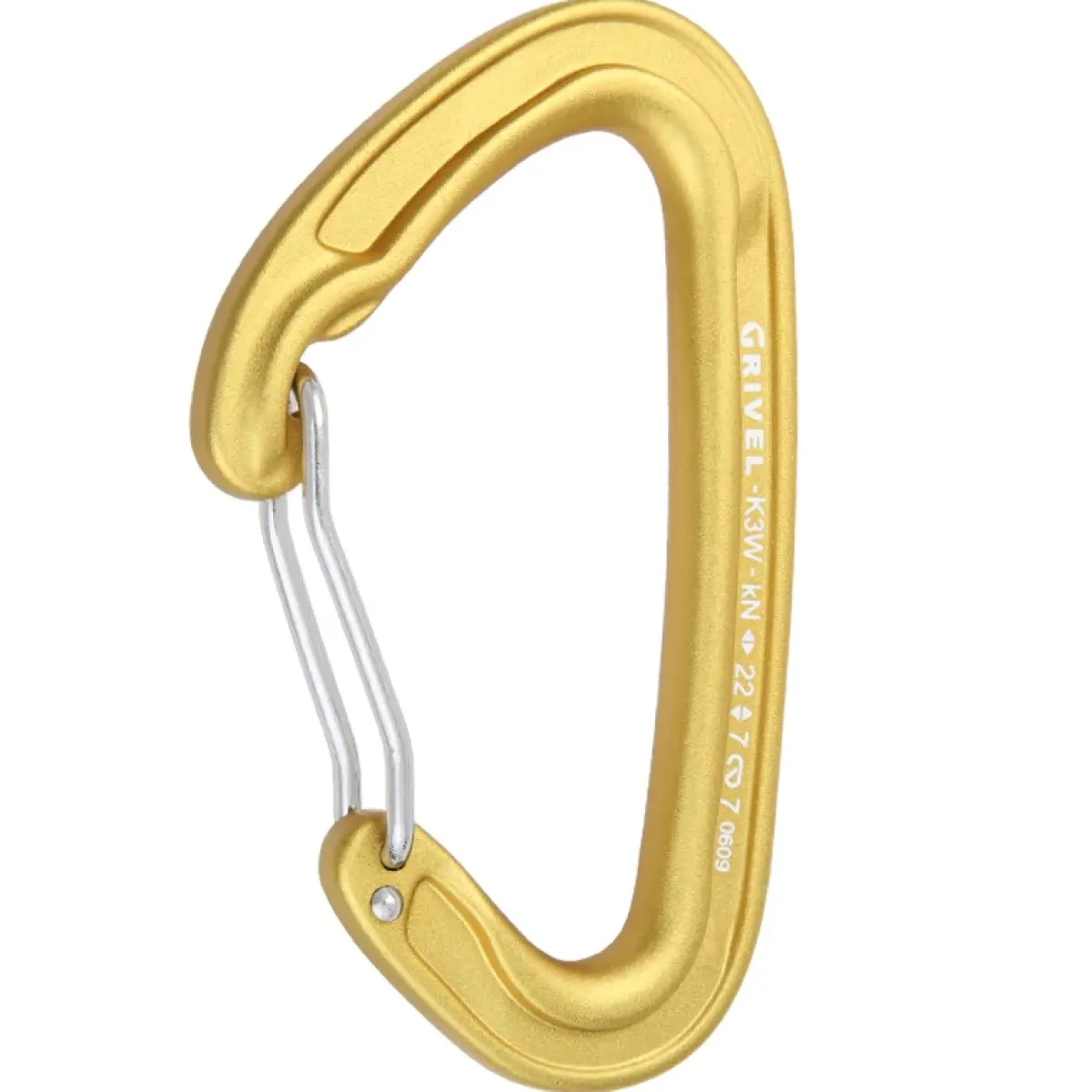 Grivel Plume K3W climbing carabiner Yellow New