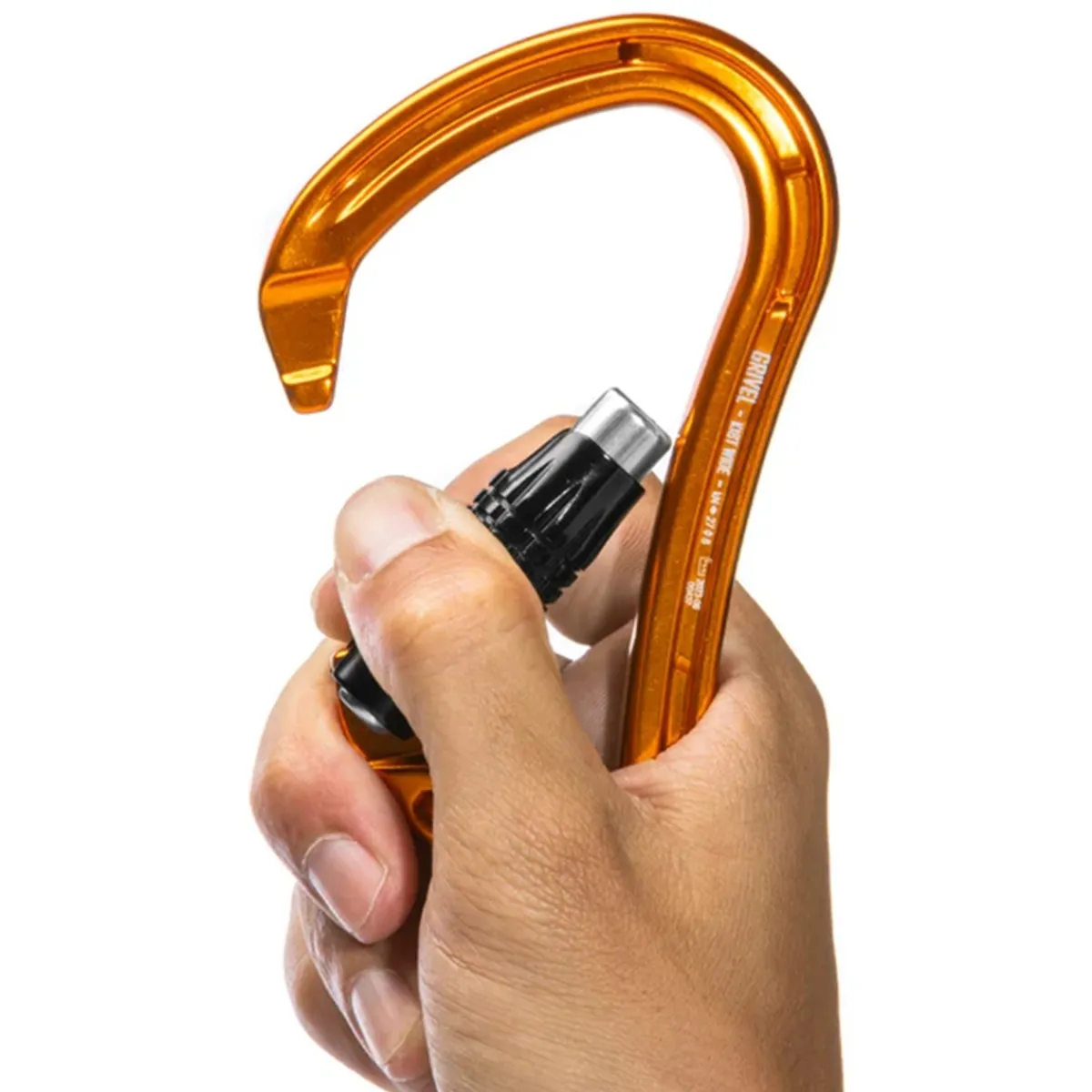 Grivel Wide K18T twist-gate closure carabiner New