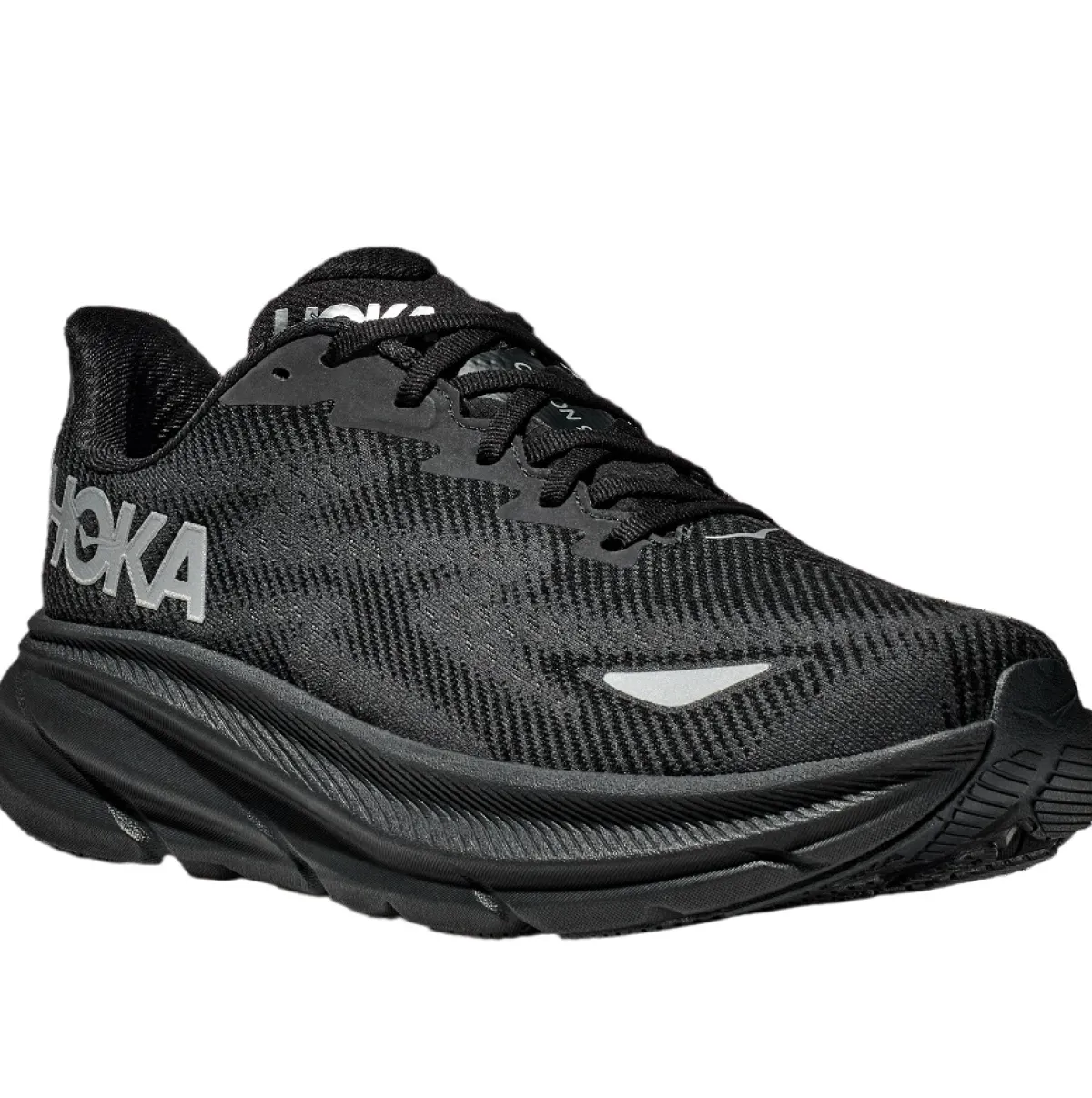 HOKA M Clifton 9 GTX running shoes Black/Black Flash Sale
