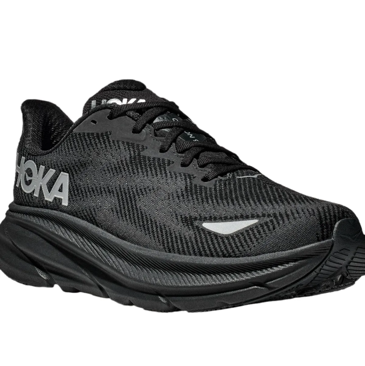 HOKA W Clifton 9 GTX women's running shoes Black/Black Sale