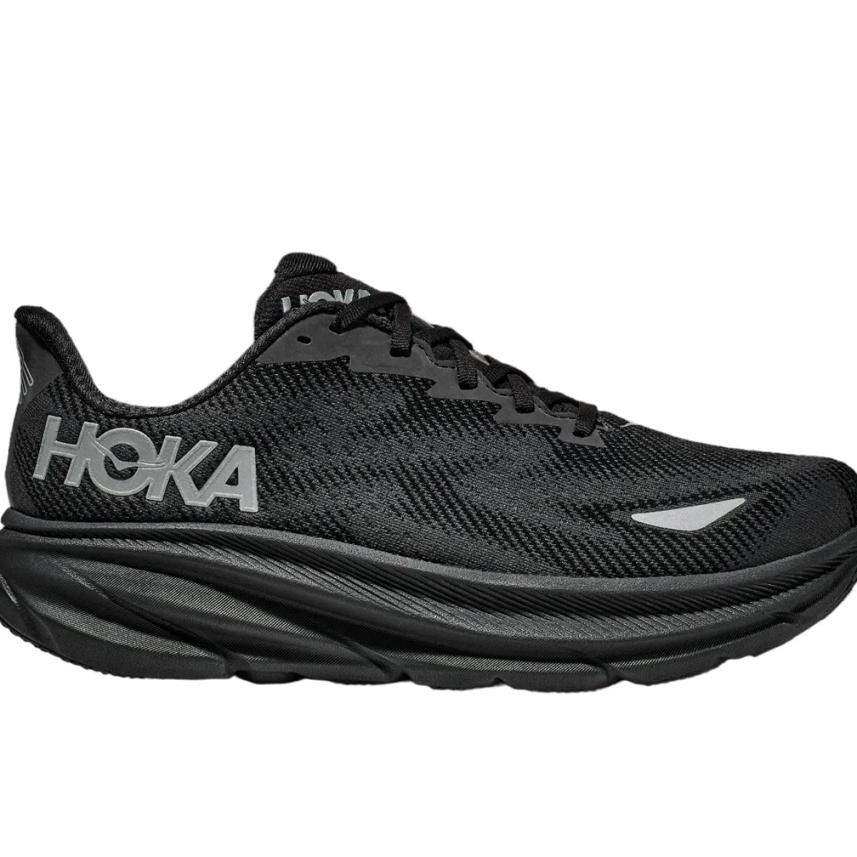 HOKA W Clifton 9 GTX women's running shoes Black/Black Sale
