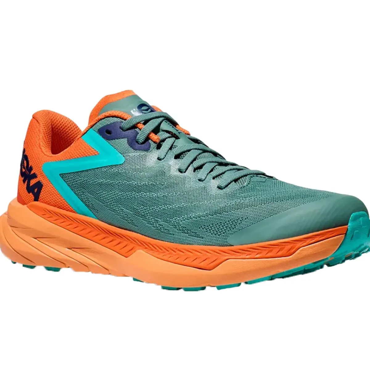 HOKA Zinal trail running shoes Trellis/Vibrant Orange Best
