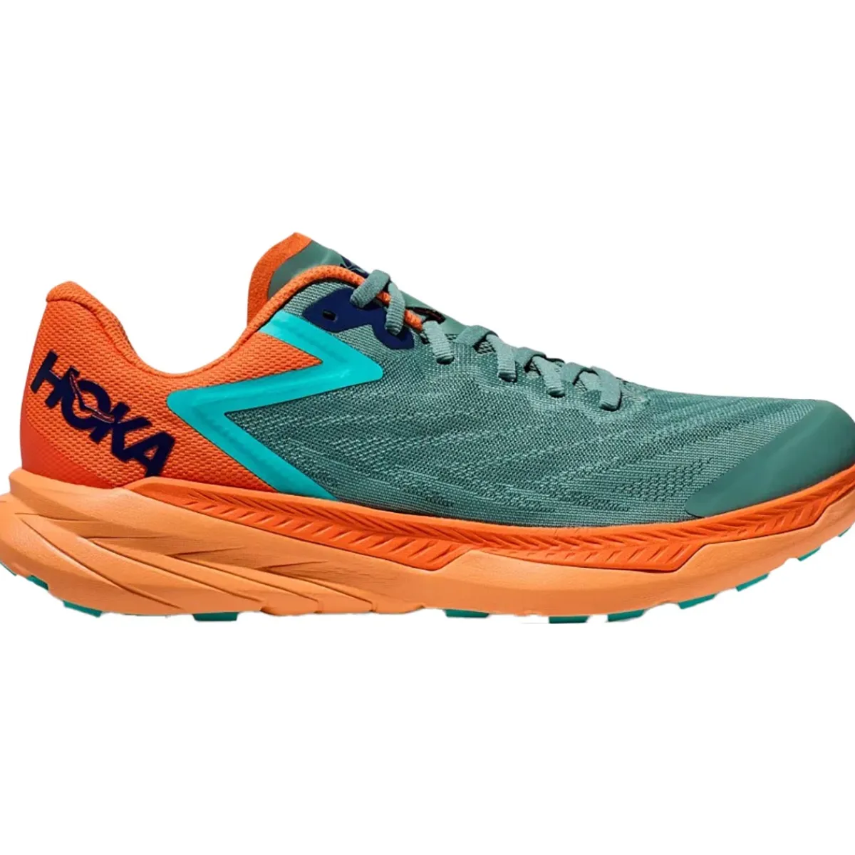 HOKA Zinal trail running shoes Trellis/Vibrant Orange Best