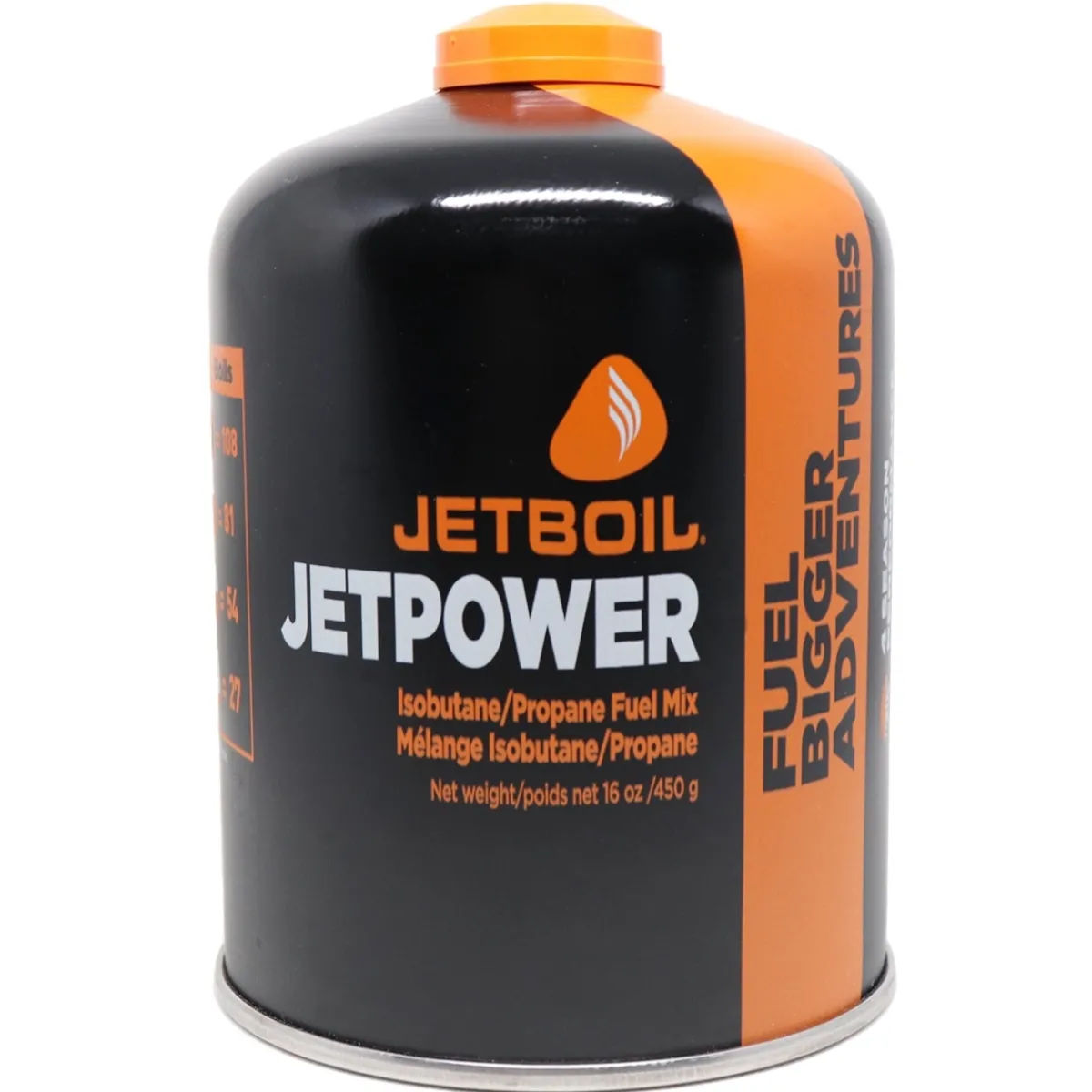 Jetboil JetPower 450 gr gas valve cartridge Discount