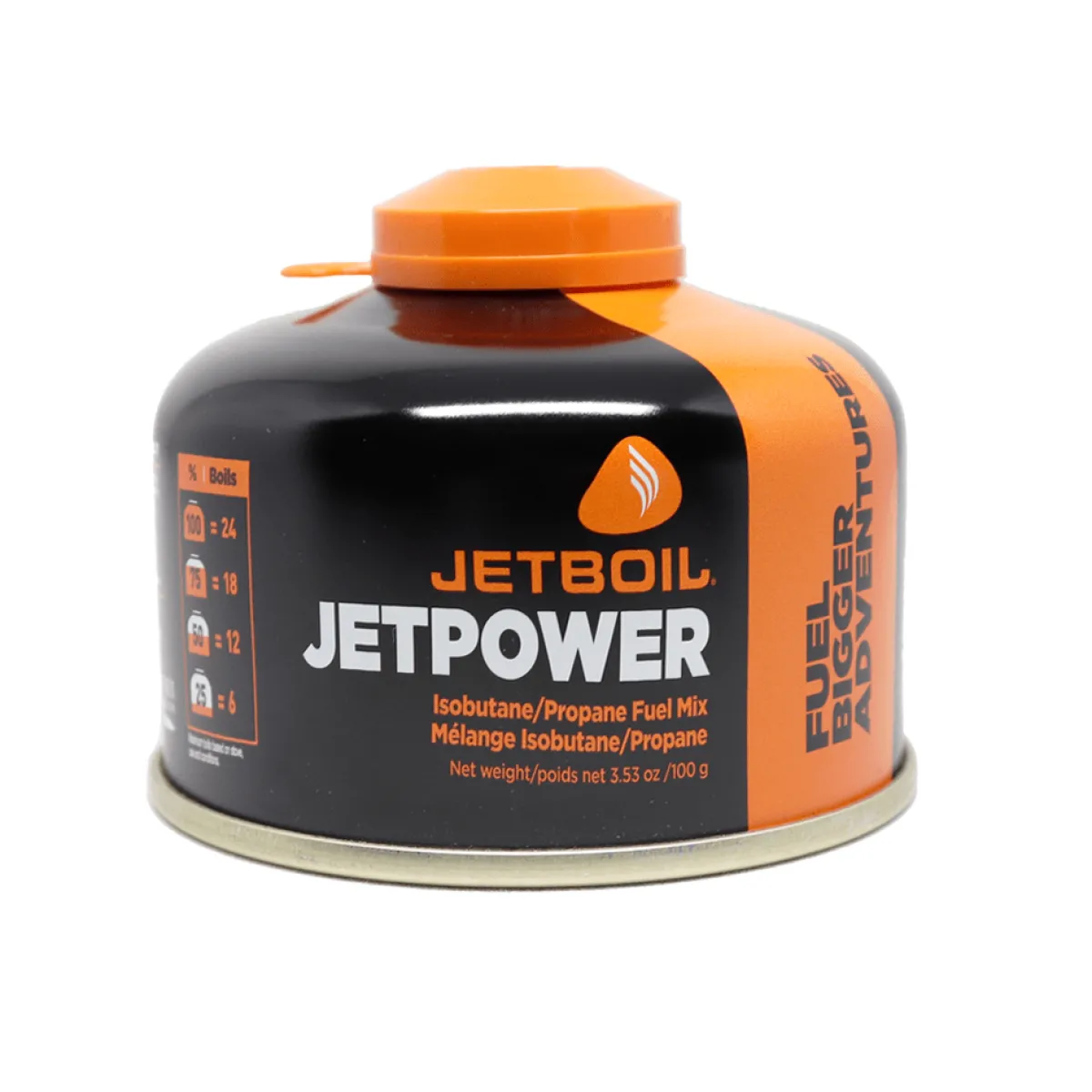 Jetboil JetPower 100 gr gas valve cartridge Best