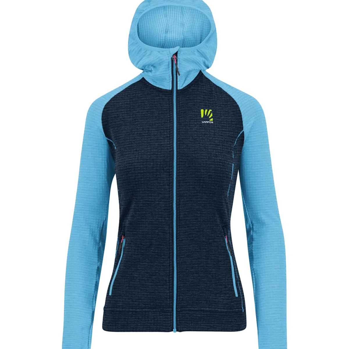 Karpos Ambrizzola W Full-Zip Hoodie Women's technical polar fleece Sky Captain/Blue Atoll Best Sale