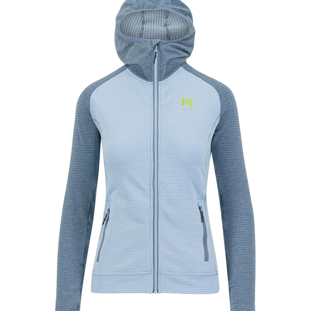 Karpos Ambrizzola W Full-Zip Hoodie Women's technical polar fleece Sky Captain/Blue Atoll Best Sale