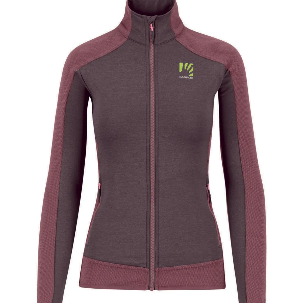 Karpos Odle W Fleece women's technical polar fleece Huckleberry/Deco Rose Best