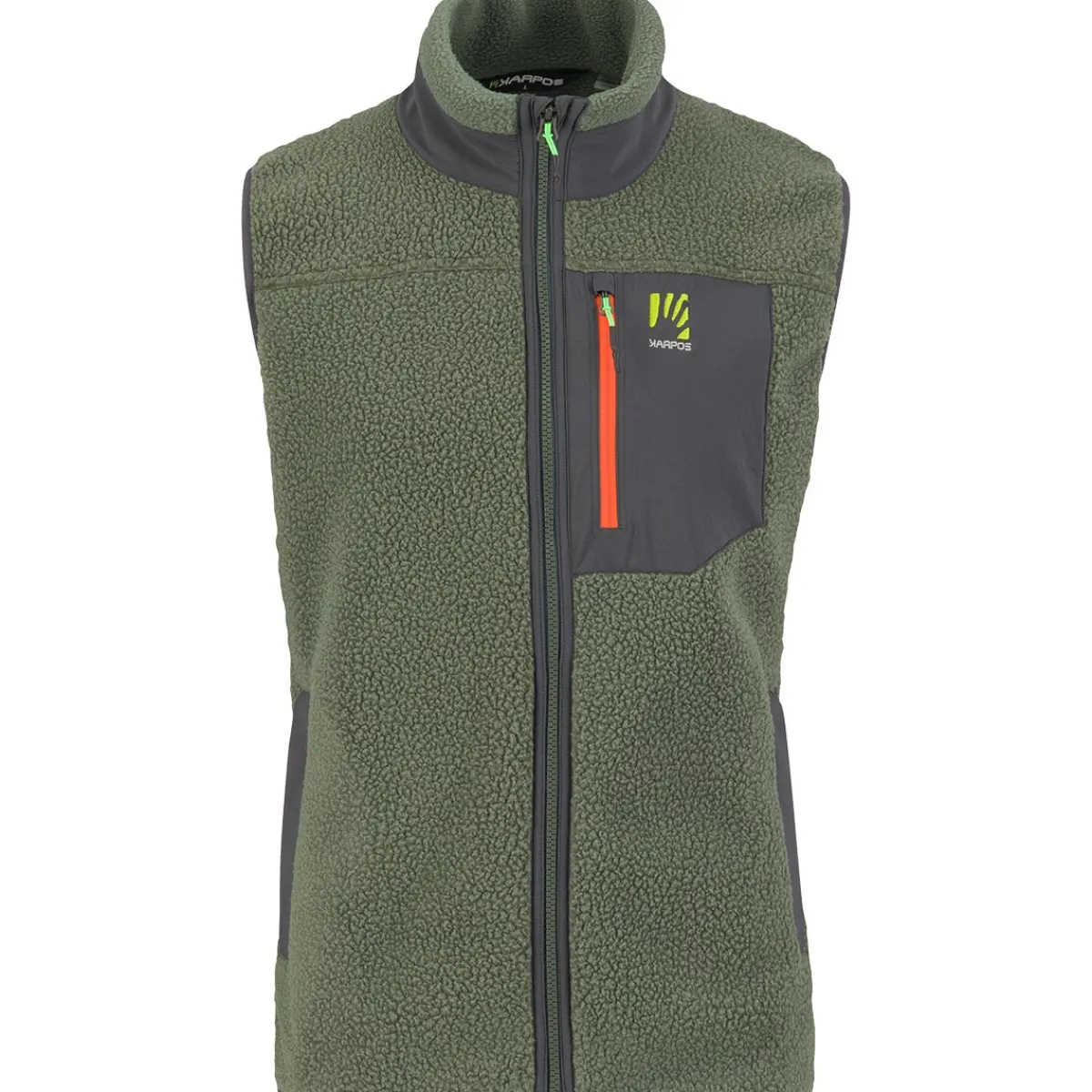 Karpos 80'S Fleece Vest Men's Polar Fleece Balsam/Forest Flash Sale