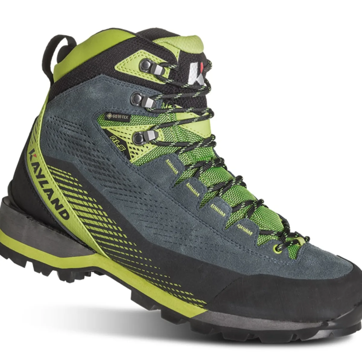 Kayland Grand Tour GTX trekking and moutaineering boots Grey/Lime Hot