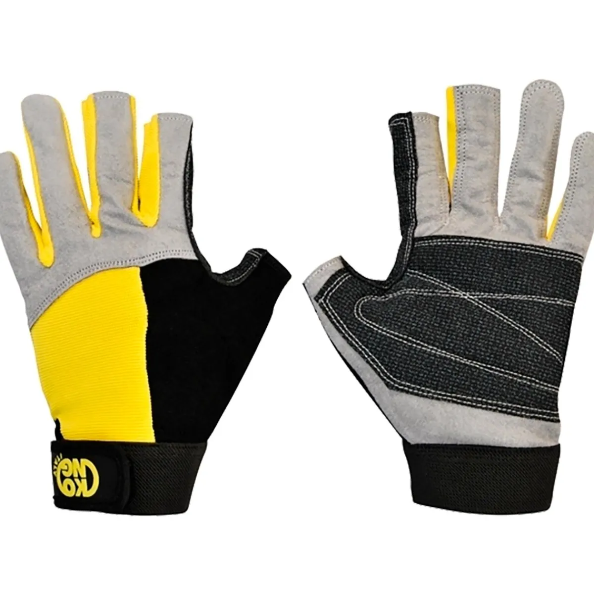 Kong Alex Gloves belay work and via ferrata gloves Yellow Discount