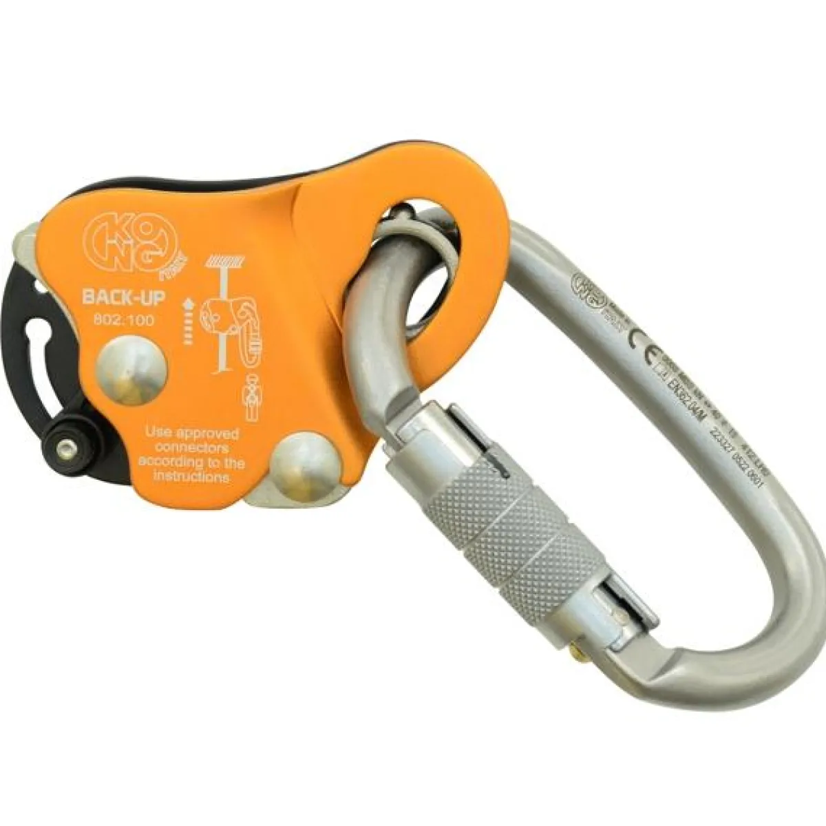 Kong Back-Up + 412.ZZ 802.100 fall-arrester Black/Orange Cheap