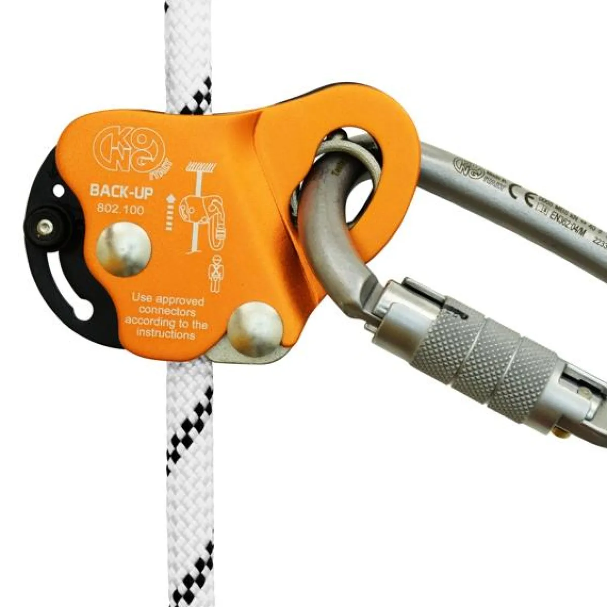 Kong Back-Up + 412.ZZ 802.100 fall-arrester Black/Orange Cheap