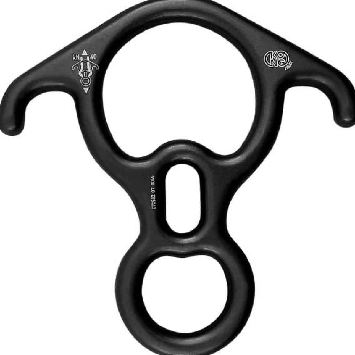 Kong Big 8 canyoning descender Black Fashion