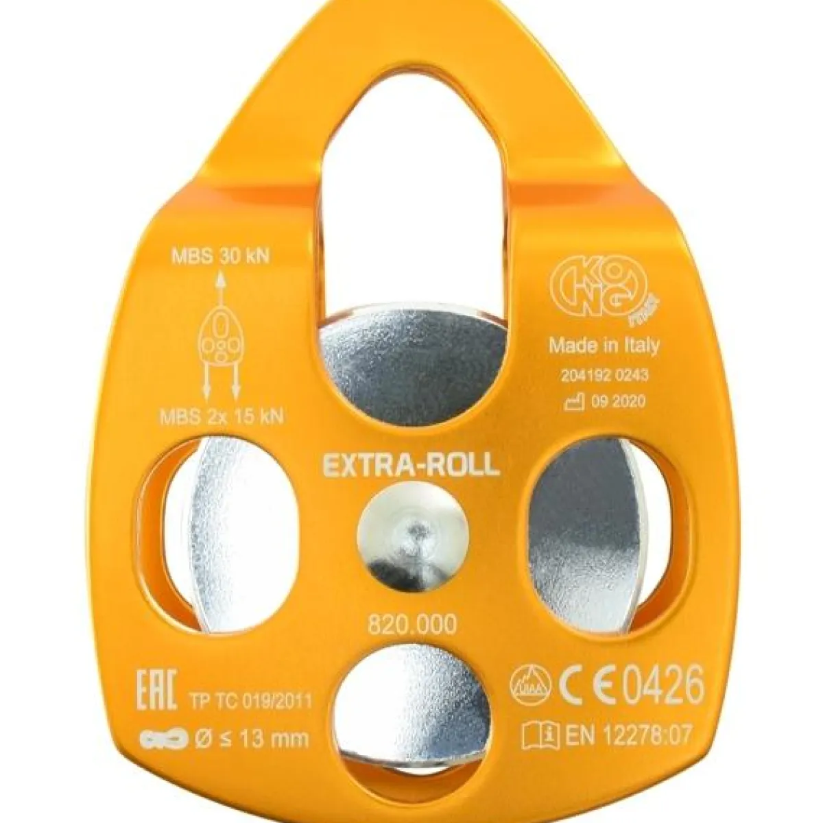Kong Extra Roll pulley for work at height and rescue Shop